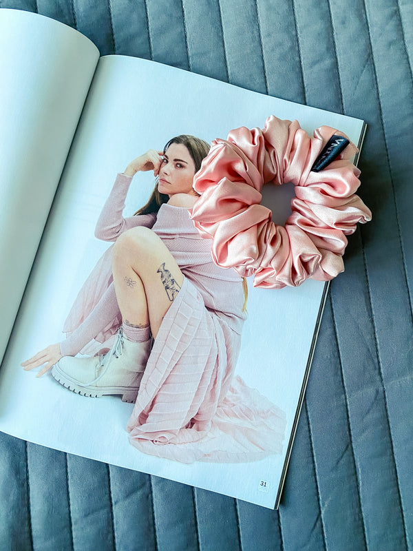 MIDI scrunchies - vidutinė plaukų gumytė